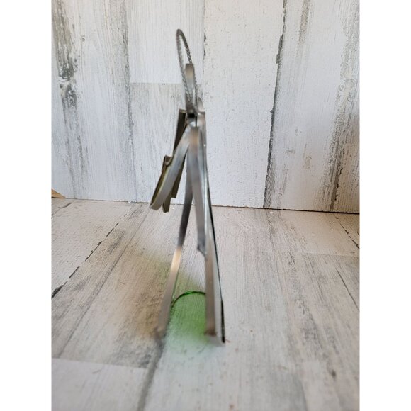 Angel green flute stained glass cherub home decor figure religious - Picture 3 of 6